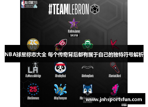 NBA球星标志大全 每个传奇背后都有属于自己的独特符号解析
