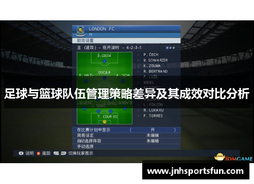 足球与篮球队伍管理策略差异及其成效对比分析