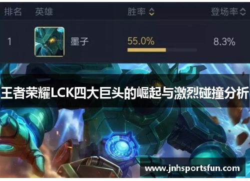 王者荣耀LCK四大巨头的崛起与激烈碰撞分析